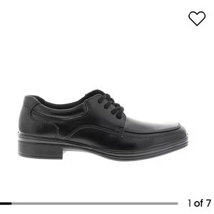 BOYS' DEER STAGS LITTLE KID BLACK SHARP SHOES Size 1.